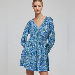 Zara Flowy Printed Mini Dress